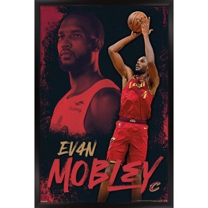 Trends International NBA Cleveland Cavaliers - Evan Mobley 25 Framed Wall Poster Prints - 1 of 4