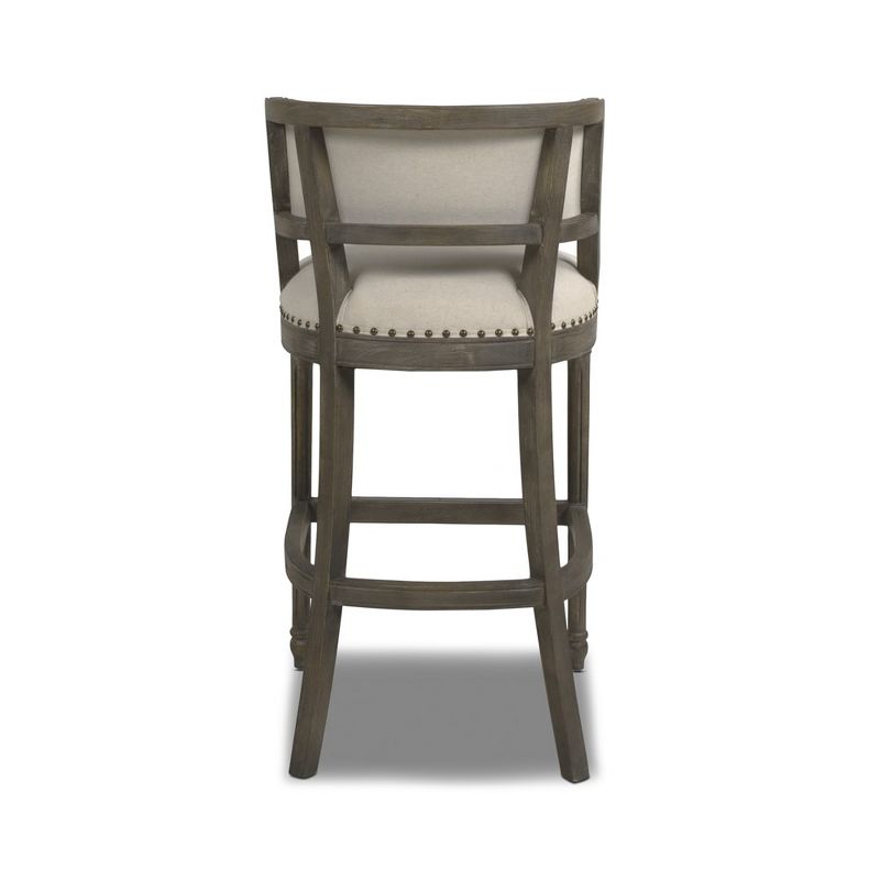 Jennifer Taylor Home Paris 26.5 inch Farmhouse Counter Height Bar Stool with Backrest, 3 of 8
