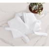 Brooklyn Loom Borghese Luxe Cotton Zero Twist Bath Robe in Gift Box - 4 of 4