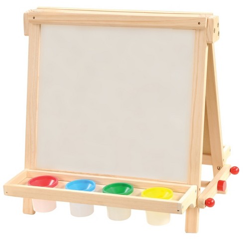 Kaplan Early Learning Wooden Tabletop Easel With Paint Pots : Target