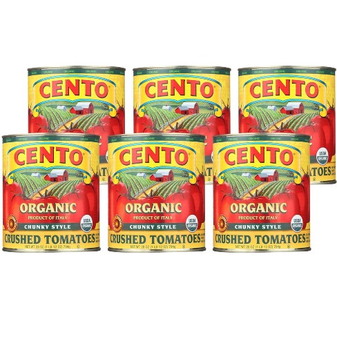 Cento Chunky Style Crushed Tomatoes Case Of 6 28 Oz Target