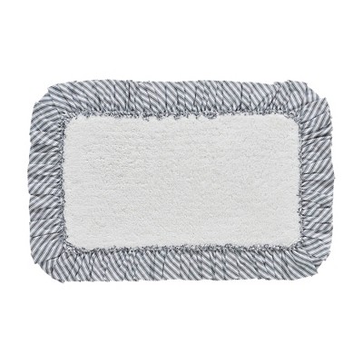 Sawyer Mill Black Bathmat 20x30 VHC Brands