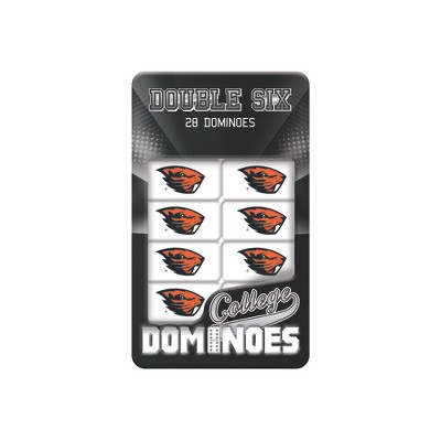 MasterPieces Officially Licensed NCAA Oregon State Beavers 28 Piece Dominoes Game for Adults