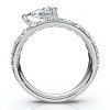 Pompeii3 2 1/10Ct Sonya Pear Diamond Wrap Ring 14k Gold or Platinum EF/VS - 2 of 4
