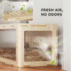 Hamster Cage with Easy View Acrylic Panels, Air Vents & Openable Roof, for Gerbil, Guinea Pig, 39" x 20" x 18.5" - 4 of 4