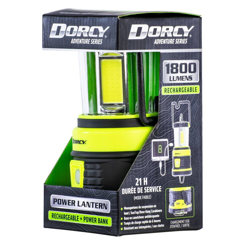 Dorcy 1800 Lumens LED Lantern with Power Bank, 3 of 9