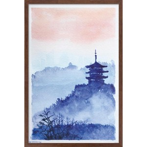 Trends International Temple Forest and Dawn Framed Wall Poster Prints - 1 of 4