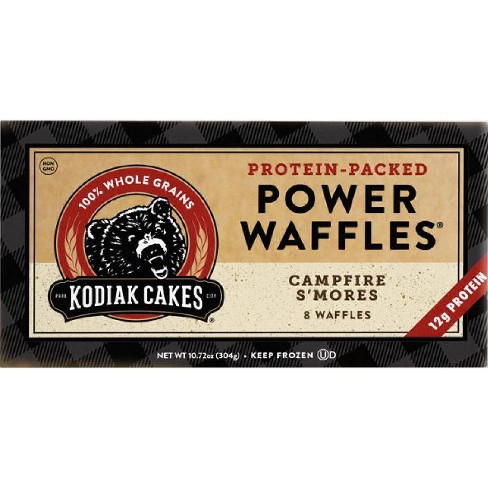 Kodiak Cakes Power Waffles S Mores Frozen Waffles 10 72oz Target - smores roblox