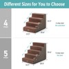 Cozy Kiss 5-Tier Extra-Wide Foam Pet Steps, Non-Slip Dog Stairs for High Beds & Sofas with Removable Washable Cover - 3 of 4