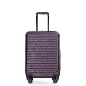 Lyngins 20" Carry on Luggage Lightweight Suitcase, Lightweight Durable ABS Luggage with Spinner Wheels, Free Non-Woven Bag, Away Luggage for Travel - 1 of 4