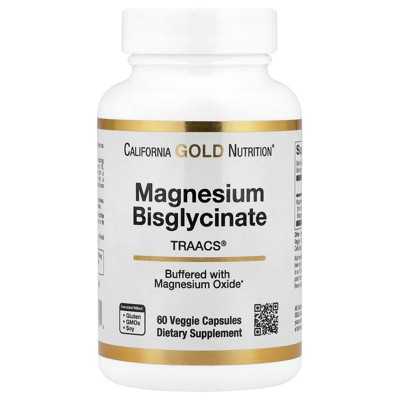 Magnesium Bisglycinate, High Absorption Albion Minerals, 60 Veggie Capsules