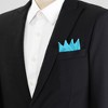 INSPIRE CHIC Men's Solid Triangles Pre-Folded Pocket Squares on Card - 4 of 4