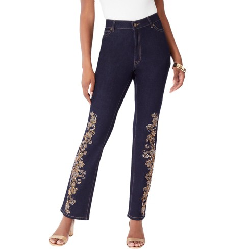 Plus size outlet bling jeans