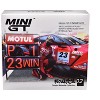 Nissan GT-R NISMO #23 Winner "Suzuka - Super GT Series" (2021) with Matsuda Figure Limited Ed 1/64 Diecast Model Car by Mini GT - 4 of 4