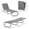 PAGED Folding Beach Chairs for Adults Tanning Chair with 5-Level Reclining Back for Porch, Camping, Patio, Yard - 2 of 4