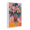 Stupell Industries Woman With Floral Headdress Black Framed Giclee Art - 3 of 4