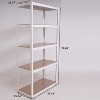 Storage Shelf 5-Tier Adjustable Garage Storage Shelf, Metal Storage Utility Shelf Unit, for Warehouse Storage Closet Kitchen - 2 of 4