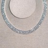 Silver Rhinestone Choker Necklace for Women, Sparkly Crystal Diamond Choker for Party Prom Wedding Jewelry Accessories - 2 of 4