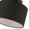 Livex Lighting Bainbridge 1 - Light Semi-Flush Mount in  Black - 2 of 4