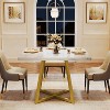 Tribesigns 31.5" Industrial Square Dining Table for 4 for Dining Room - 4 of 4