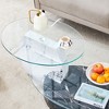 GlasFlength Coffee Tables, Chic and Versatile, Modern and Classic Designs for Every Home, Suitable for Living Room, Multicolored,47”*29.5”*16.7" - 3 of 4