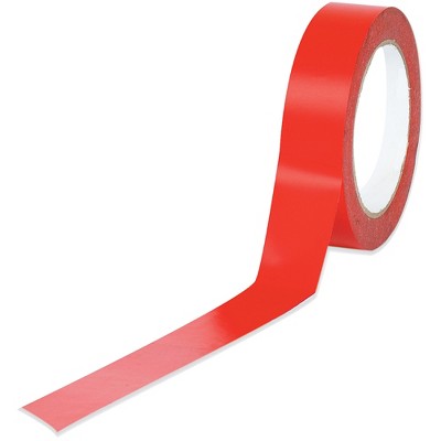 Tape Logic Solid Vinyl Safety Tape 6.0 Mil 1" x 36 yds Red 3/Case T91363PKR