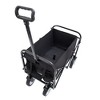 Whisen Minimeetall Extention Collapsible Foldable Wagon Cart, Supports 225lbs - 4 of 4