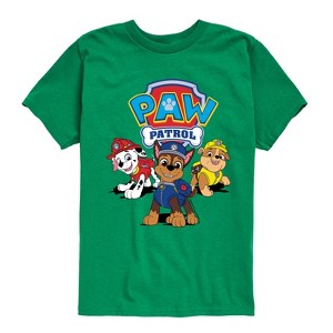 Boys' - Paw Patrol - Logo Group Short Sleeve Graphic T-Shirt - 1 of 4