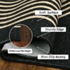 Modern Geometric Stripes Arch Rug Soft Low Pile Indoor Floor Area Rug Contemporary Carpet Rug for Living Room Bedroom - 4 of 4