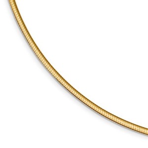 Black Bow Jewelry 3mm Sterling Silver & Gold Tone Plated Reversible Cubetto Necklace - 1 of 4