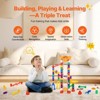 Marble Run Set 153 PCS with Motorized Elevator Educational Maze Gift for Kids - 4 of 4