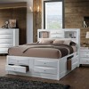 Acme Furniture 91" Queen Ireland Bed White - image 2 of 4