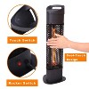 ZACHVO 1000W Electric Halogen Standing Patio Heater with Touch Control, Tip-over & Overheat Protection, Class I Grounded - 3 of 4
