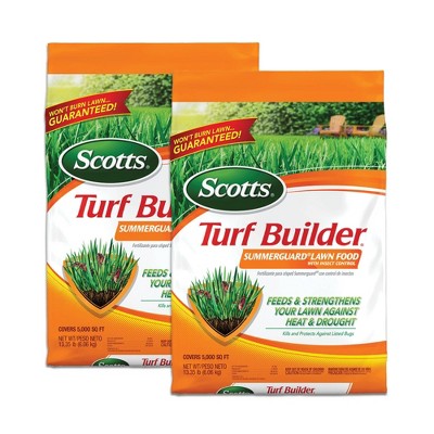 Scotts 13lb Turf Builder SummerGuard Lawn and Insect Control, 2pk