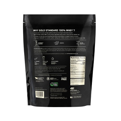 Optimum Nutrition Gold Standard 100% Whey Protein Powder - Vanilla Ice Cream - 24oz