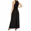 Women's Wide Leg Smocked Waist Halter Jumpsuit - SHE + SKY - 2 of 2