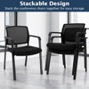 Tangkula 8-Pack Office Conference Chair Set Mesh Guest Reception Stack Chairs - 4 of 4
