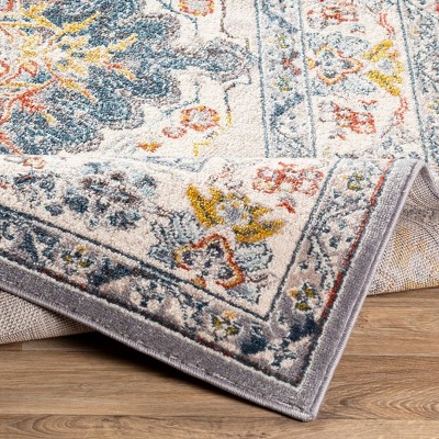 Elegance Gray Viscose 8'10" x 12' Rectangular Stain-Resistant Rug
