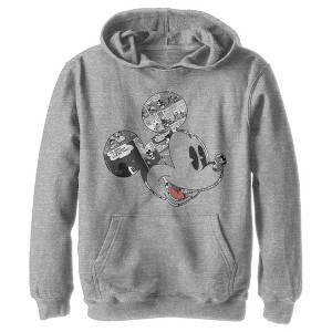 Boy's Disney Mickey Mouse Comic Book Pull Over Hoodie - 1 of 4