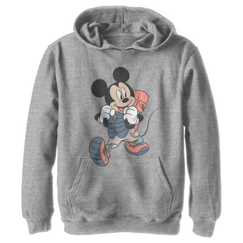 Boy s Disney Mickey Mouse Hiker Pull Over Hoodie Athletic