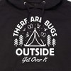 Men's - Instant Message - There Are Bugs Outside Get Over It Graphic Fleece Pullover Hoodie - 2 of 4