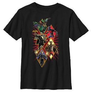 Boy's Black Adam Justice Shapes and Bolts T-Shirt - 1 of 4