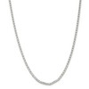 Black Bow Jewelry 3mm, Sterling Silver, Flat Anchor Chain Necklace - 3 of 4