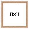 PosterPalooza | Square Deco Brown Picture Frame - UV Acrylic, Foam Board Backing, Hanging Hardware - 2 of 4