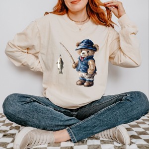 Simply Sage Market Teddy Bear Fisherman Garment Dyed Long Sleeve - 1 of 4