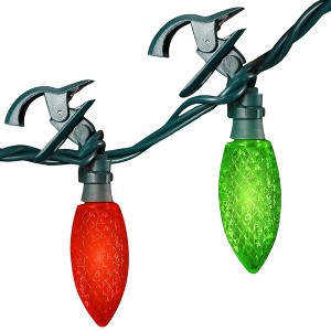 NOMA Quick Clip 66.8' LED Oudoor Christmas String Lights, 100 Multi-Color Bulbs - 1 of 4