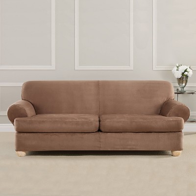 Sure fit shop designer suede slipcover