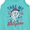 Girls' - Instant Message - Take Me To The Ballgame Graphic Sleeveless Aline Dress - 2 of 4