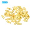 Unique Bargains Metal Bulk Elegant DIY Crafts Jewelry Making Initial Pendants 50 Pcs - 3 of 4