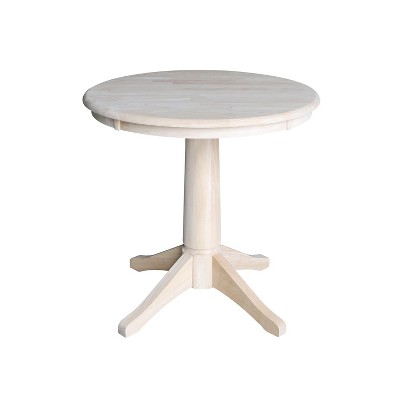 International Concepts 30" Round Top Pedestal Table - 28.9"H